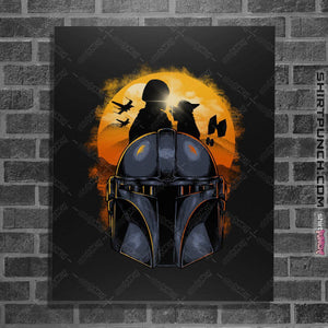 Secret_Shirts Posters / 4"x6" / Black Sunset Of The Way