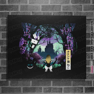 Daily_Deal_Shirts Posters / 4"x6" / Black Alice Landscape