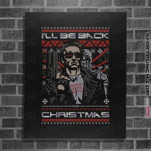 Load image into Gallery viewer, Daily_Deal_Shirts Posters / 4&quot;x6&quot; / Black A Very Cyber Christmas
