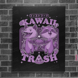 Secret_Shirts Posters / 4"x6" / Black Kawaii Trash