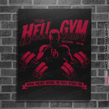 Load image into Gallery viewer, Daily_Deal_Shirts Posters / 4&quot;x6&quot; / Black Hell Gym
