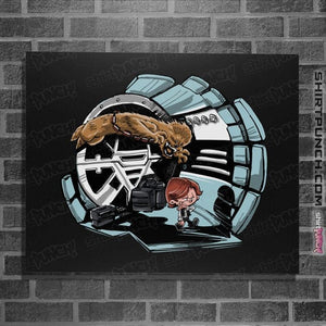 Daily_Deal_Shirts Posters / 4"x6" / Black Han And Chewie