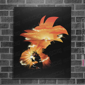 Shirts Posters / 4"x6" / Black The First super Saiyan