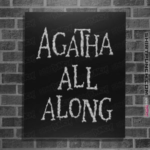 Secret_Shirts Posters / 4"x6" / Black Agatha All Along Black Shirt