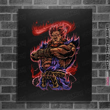 Load image into Gallery viewer, Secret_Shirts Posters / 4&quot;x6&quot; / Black Akuma Fighter
