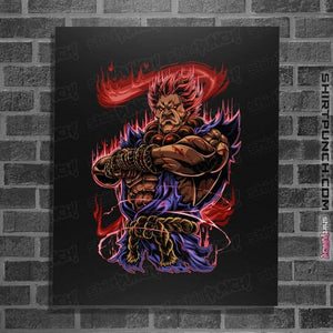 Secret_Shirts Posters / 4"x6" / Black Akuma Fighter