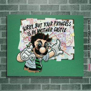 Shirts Posters / 4"x6" / Irish Green Pepe Luigi