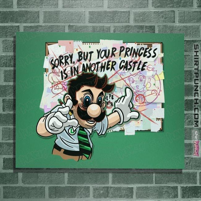 Shirts Posters / 4"x6" / Irish Green Pepe Luigi