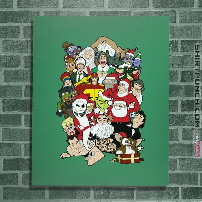 Secret_Shirts Posters / 4"x6" / Irish Green Christmas Chaos