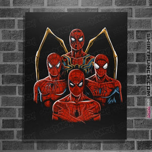 Shirts Posters / 4"x6" / Black The Four Spidermen