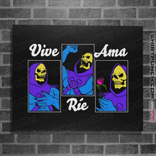 Load image into Gallery viewer, Shirts Posters / 4&quot;x6&quot; / Black Live Laugh Love - Español
