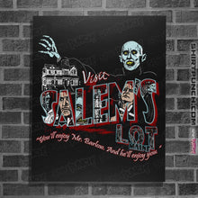Load image into Gallery viewer, Shirts Posters / 4&quot;x6&quot; / Black Visit Salem&#39;s Lot

