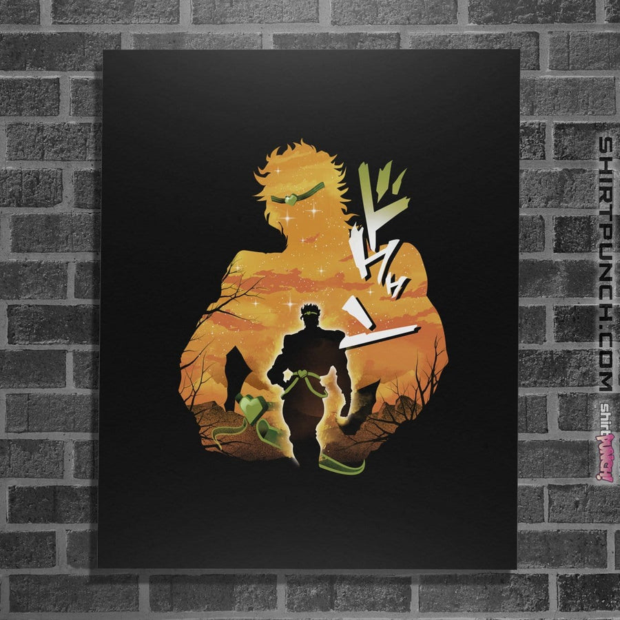 Shirts Posters / 4"x6" / Black Stardust Crusaders Dio