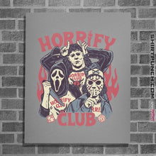 Load image into Gallery viewer, Daily_Deal_Shirts Posters / 4&quot;x6&quot; / Sports Grey Horrify Club
