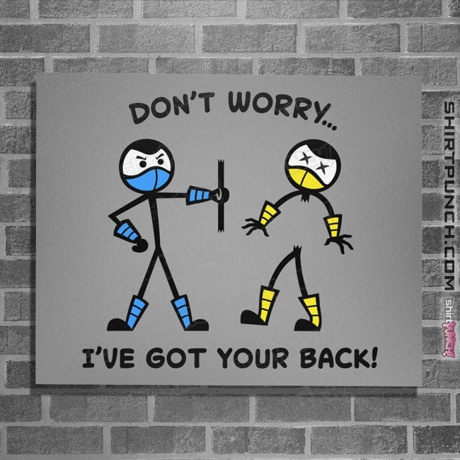 Daily_Deal_Shirts Posters / 4"x6" / Sports Grey Mortal Support
