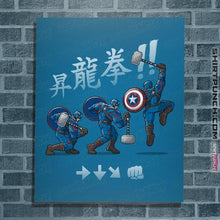 Load image into Gallery viewer, Secret_Shirts Posters / 4&quot;x6&quot; / Sapphire Captain Shoryuken
