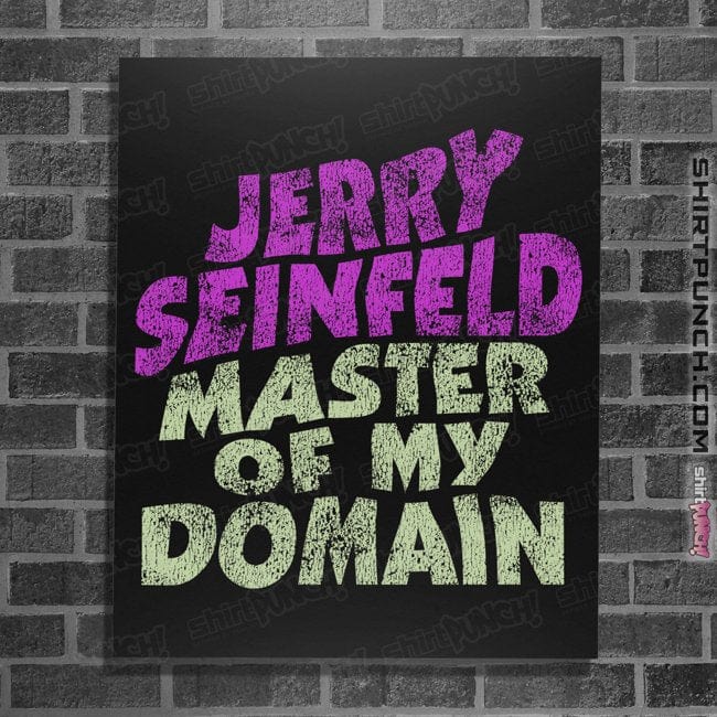 Secret_Shirts Posters / 4"x6" / Black Master Of My Domain