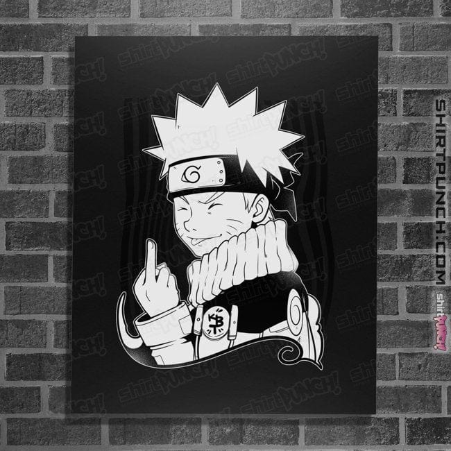 Shirts Posters / 4"x6" / Black Ninja
