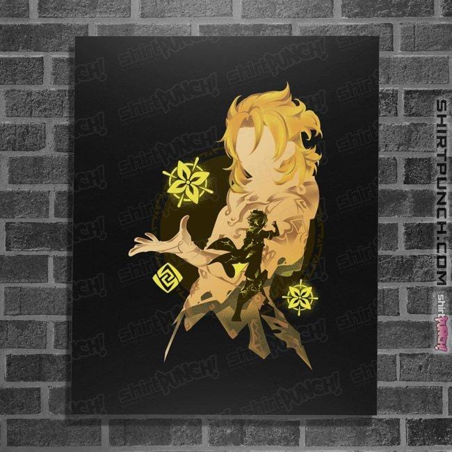 Daily_Deal_Shirts Posters / 4"x6" / Black Kreideprinz Albedo