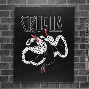 Shirts Posters / 4"x6" / Black Cruella