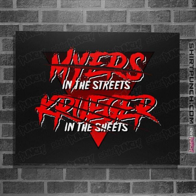 Secret_Shirts Posters / 4"x6" / Black Horror In The Streets