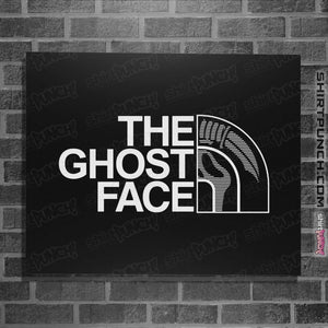 Shirts Posters / 4"x6" / Black The Ghost Face