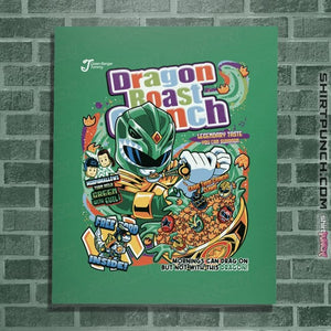Daily_Deal_Shirts Posters / 4"x6" / Irish Green Dragon Roast Crunch