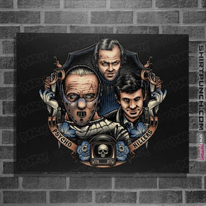 Daily_Deal_Shirts Posters / 4"x6" / Black The Psychos