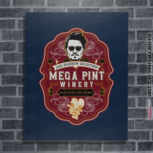 Shirts Posters / 4"x6" / Navy Mega Pint