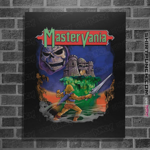 Shirts Posters / 4"x6" / Black Mastervania