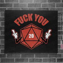 Load image into Gallery viewer, Shirts Posters / 4&quot;x6&quot; / Black Frick You
