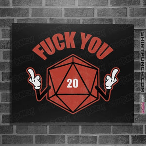 Shirts Posters / 4"x6" / Black Frick You