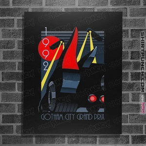 Daily_Deal_Shirts Posters / 4"x6" / Black Gotham Grand Prix