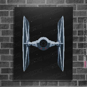 Shirts Posters / 4"x6" / Black Pixel Fighter