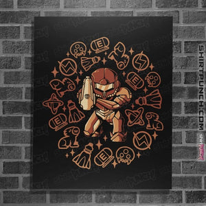 Secret_Shirts Posters / 4"x6" / Black Hunter Girl