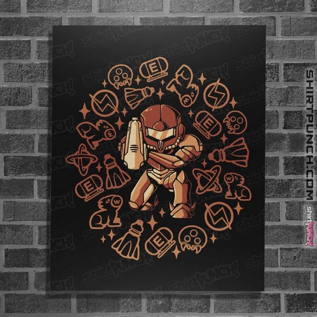 Secret_Shirts Posters / 4"x6" / Black Hunter Girl