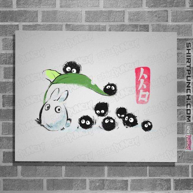 Shirts Posters / 4"x6" / White Ink Forest