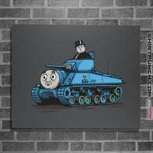 Load image into Gallery viewer, Shirts Posters / 4&quot;x6&quot; / Charcoal Thomas The Tank
