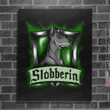 Load image into Gallery viewer, Shirts Posters / 4&quot;x6&quot; / Black Hairy Pupper House Slobberin
