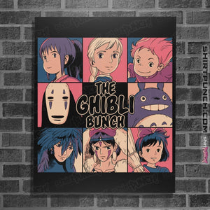 Shirts Posters / 4"x6" / Black Ghibli Bunch
