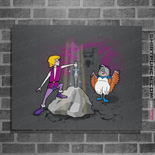 Load image into Gallery viewer, Secret_Shirts Posters / 4&quot;x6&quot; / Charcoal Sword In The Grayskull
