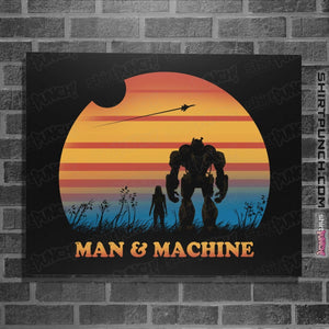 Shirts Posters / 4"x6" / Black Robot Feels