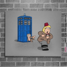 Load image into Gallery viewer, Shirts Posters / 4&quot;x6&quot; / Sports Grey The Tardis Monkey
