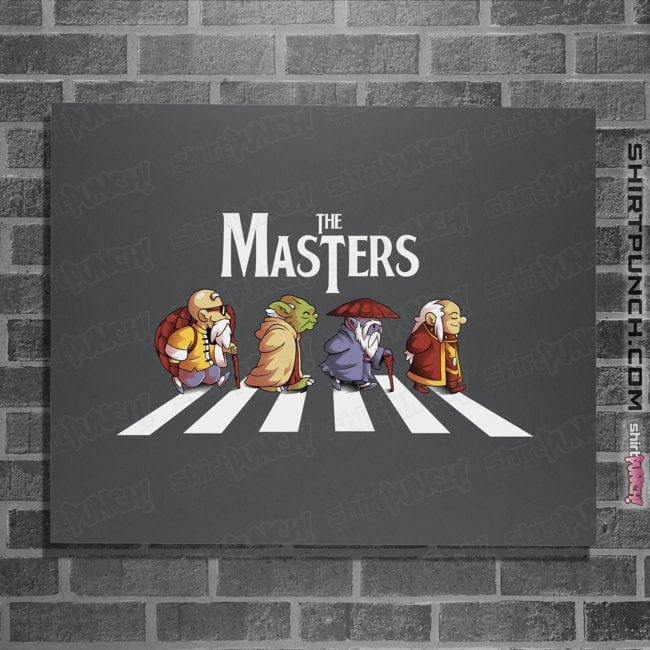 Daily_Deal_Shirts Posters / 4"x6" / Charcoal The Masters