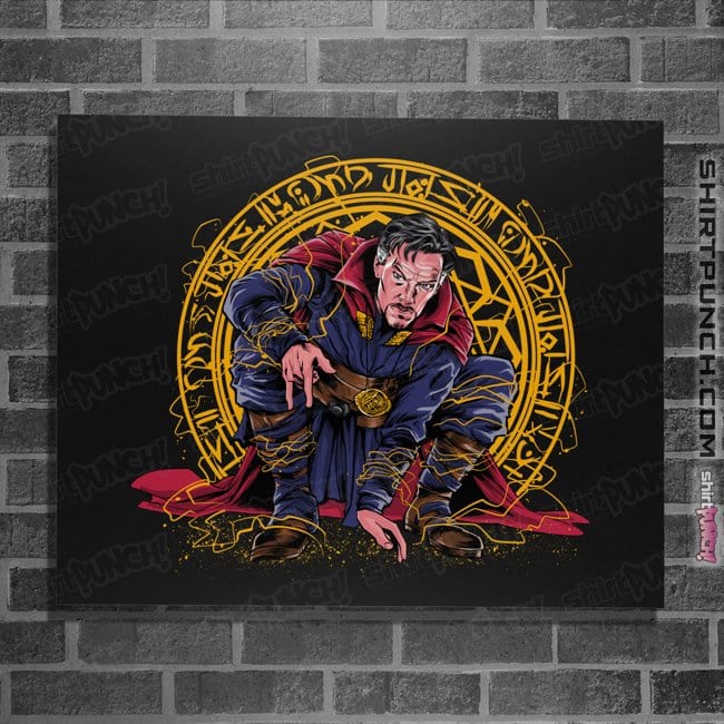 Secret_Shirts Posters / 4"x6" / Black Strange Knight