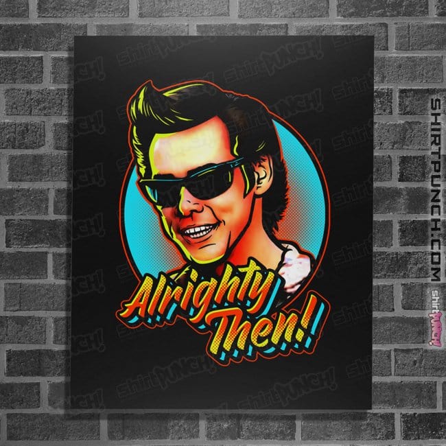 Secret_Shirts Posters / 4"x6" / Black ALLLrighty Then!