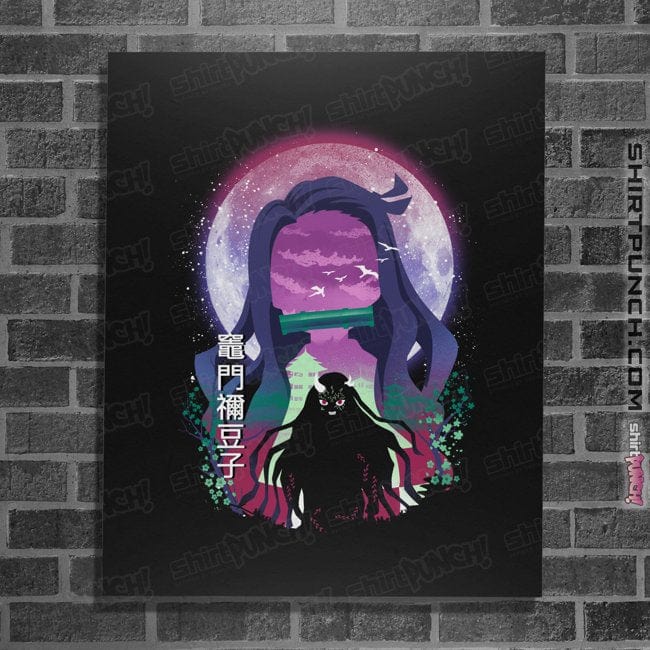 Daily_Deal_Shirts Posters / 4"x6" / Black Demon  Nezuko