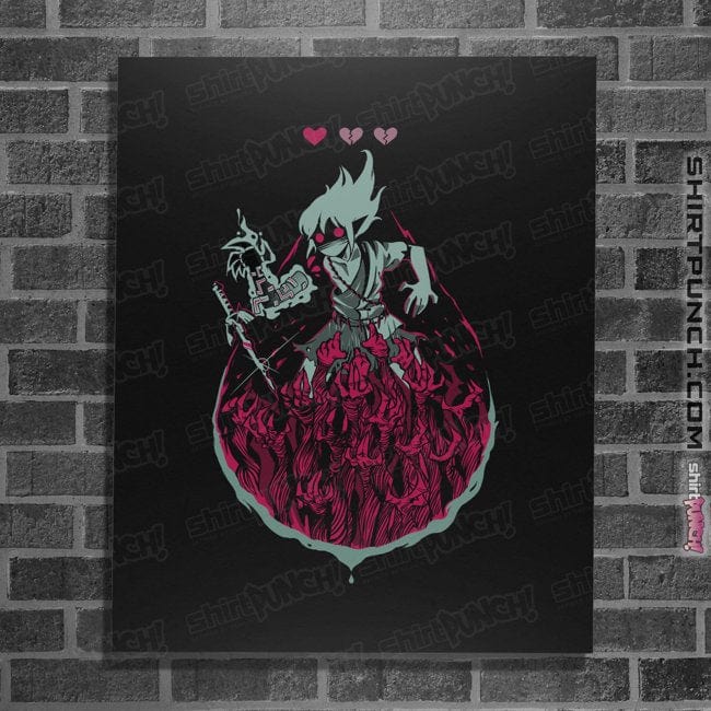 Daily_Deal_Shirts Posters / 4"x6" / Black Heavy Gloom