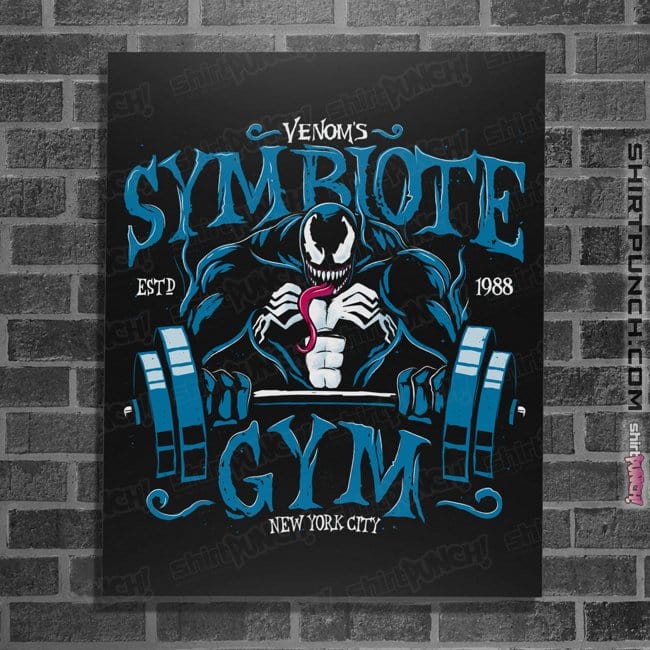 Daily_Deal_Shirts Posters / 4"x6" / Black Venom's Gym