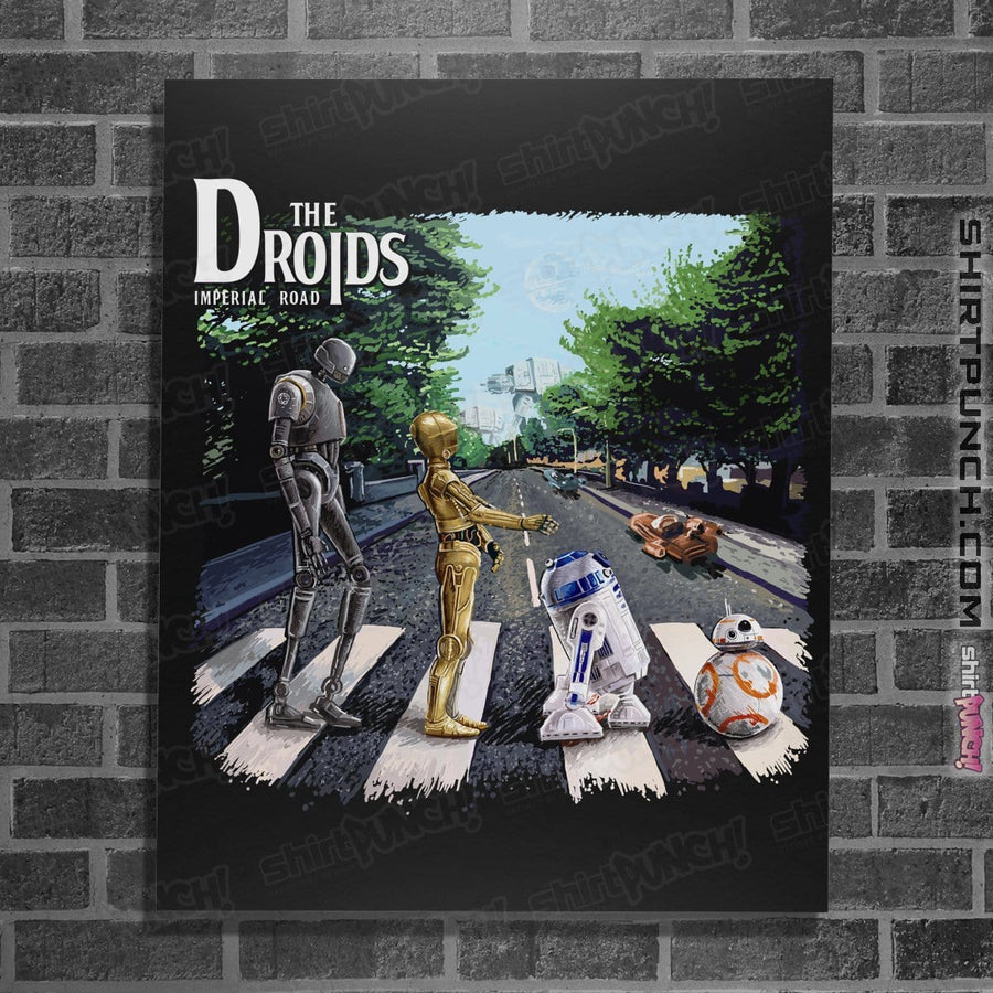 Shirts Posters / 4"x6" / Black Droids